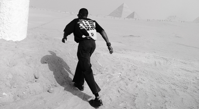 A GOOD SPACE® Creative Director and Founder showing at the Great Pyramids of Giza
